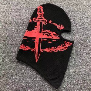 Corteiz CRTZ X Slaughter Gang Balaclava 21 Savage Swag Black